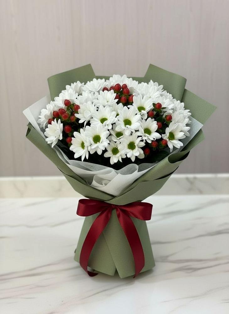 Букет цветов из: Хризантемы в Коммунаре