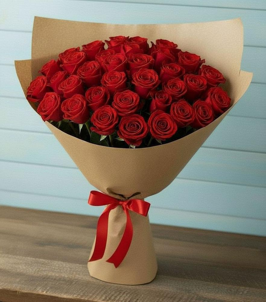 Букет Красные розы Милано в Коммунаре