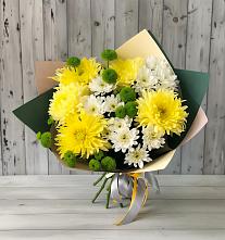 Букет цветов из:  Хризантемы в Коммунаре