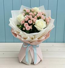 Букет цветов из:  Розы в Коммунаре