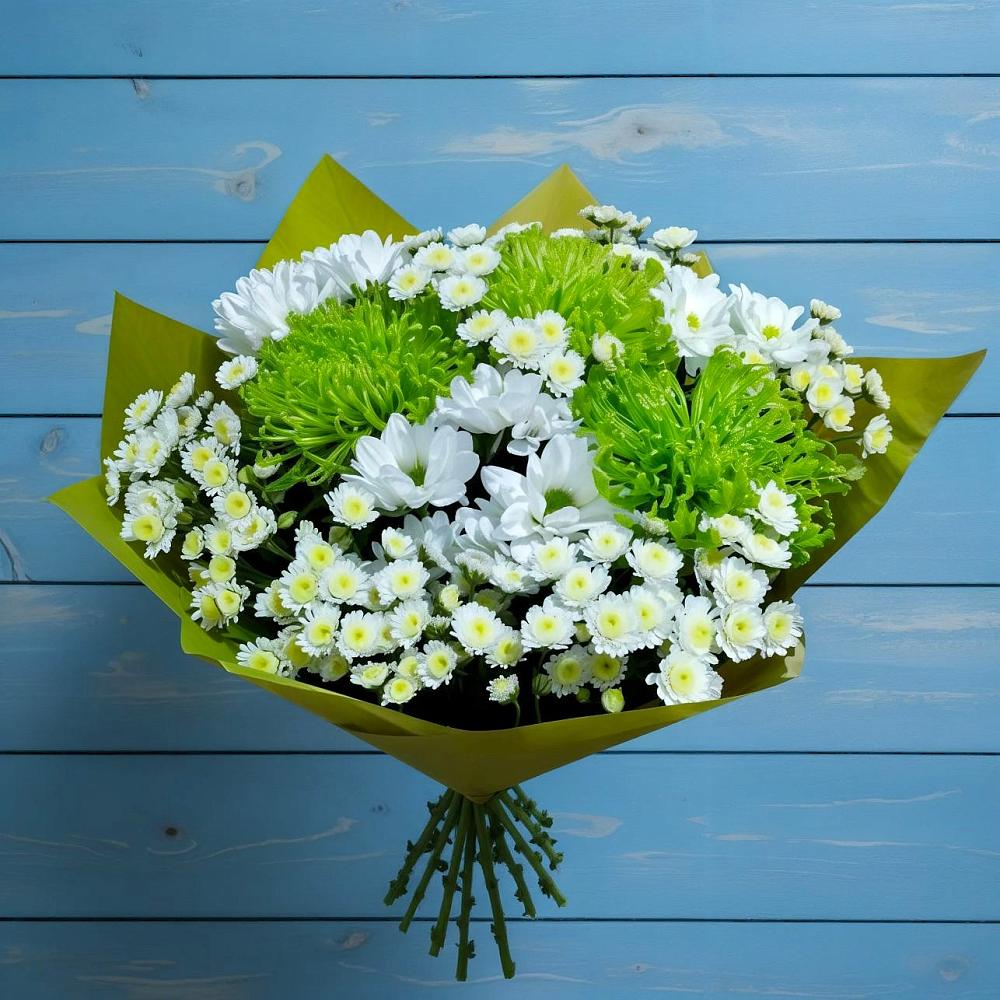 Букет цветов из: Хризантемы в Коммунаре