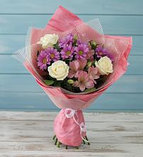 Букет цветов из:  Герберы в Коммунаре