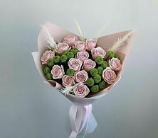 Букет цветов из:  Розы и Хризантемы в Коммунаре