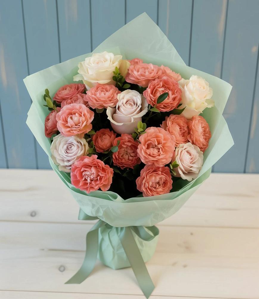 Букет цветов из: Розы в Коммунаре