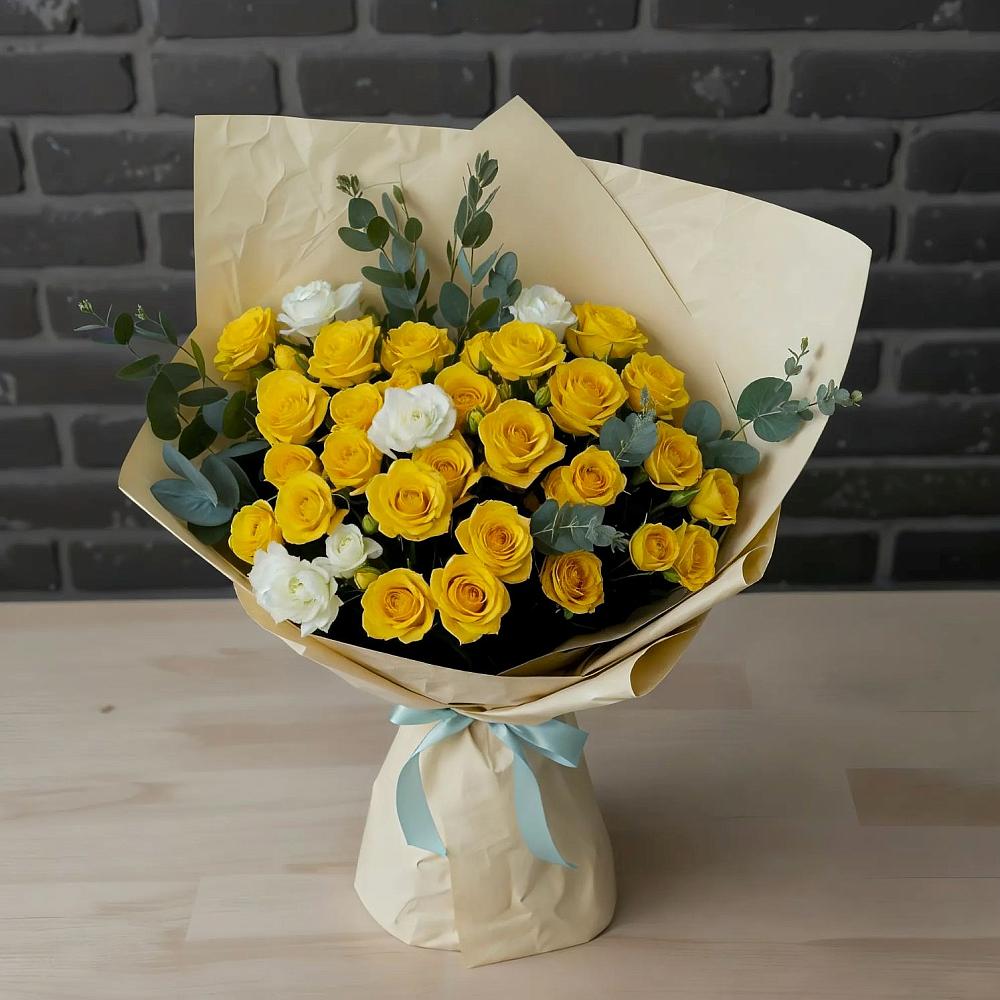 Букет цветов из: Розы в Коммунаре