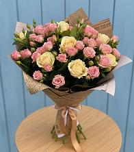 Букет цветов из:  Розы в Коммунаре