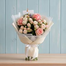 Букет цветов из:  Розы #REPLACE_PRED# Коммунаре